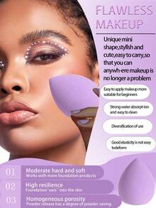 Bộ 50 miếng mút trang điểm, mút trang điểm nhiều màu, mút tán kem nền, mút tán kem nền, mút trang điểm ướt và khô, kem và phấn cho lớp nền hoàn hảo, không chứa latex, kem nền cho lớp nền hoàn hảo, kem nền dạng lỏng, kem và phấn, bông trang điểm hai công dụng không chứa latex cho mọi loại da, trang điểm, giá rẻ, trang trí phòng, bàn trang điểm, du lịch, phòng ngủ, phụ kiện trang điểm, bông phấn, bông tán kem nền, bông phấn trang điểm - Nhiều màu - Xem 5