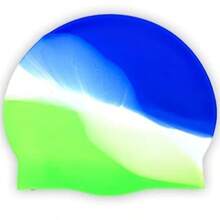 2025 New 7.48"*8.66" Silicone Colorful Waterproof Non-Chafing Swimming Cap, Suitable For Men And Women With Long Or Short Hair, Easy To Wear And Remove, Keeps Hair Dry For Swimming And Bathing, Beach Essentials, Beach Accessories, Pool Float - Multicolor - View 11