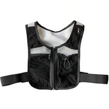 Running Vest - Adjustable Unisex Reflective Vest With Phone Holder And Storage - Lightweight And Durable Running Backpack Alternative - Hydration Vest -Running Safety Gear For Men And Women