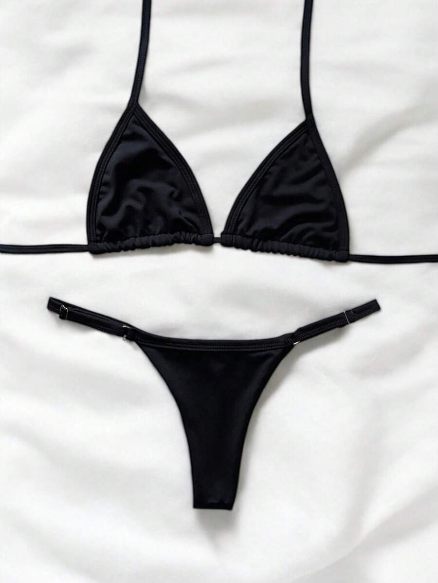 Women Bikini Sets - Black - View 1