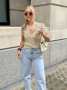 Cárdigan casual y elegante para mujer, apto para calle, vacaciones y uso diario, primavera/verano