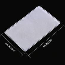 5/10/20 Pcs Clear New Medicare Card Protector PVC Soft Waterproof Plastic Card Holder Transparent Credit Card Sleeve For Business Social Security ID & License Or Cards Card Holder Wallet Business Card Holder Vertical Business Sleeves Frosted ID Protector - Multicolor - View 3