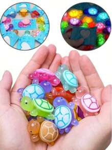 20PCS Night Light 3D Turtle Surprise Bag - Unique DIY Crafts And Party Gifts, Night Light Turtle Blind Box (Color, Style, Packaging Random)