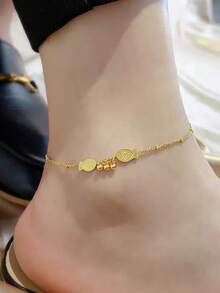 1pc Beaded Butterfly Anklet, Waterproof Travel & Street Beach Anklet For Women - Multicolor - View 12