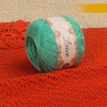 4 pelotes de fil de dentelle perlé n°8, 200g au total, matériaux de tricot/crochet fait main DIY pour châles légers, pulls d'été aérés, écharpes, chapeaux