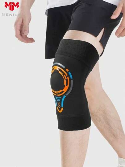 1 Ultra-Thin Invisible Breathable Anti Slip Sports Knee Pad, Suitable For Basketball, Running, And Skipping Rope, Suitable For Both Men And Women