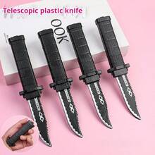 2025 新品 - 伸缩刀 - 假 - 表演道具 - 恶作剧玩具 - 时尚 - 节日礼物 - 生日礼物 - 完美礼物 - 玩具 - 彩色 - 查看 3