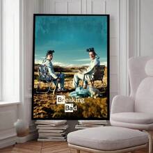1pc Breaking Bad TV Series HD Poster And Print Character Canvas Painting Wall Art Vintage Living Room Home Decor Poster, Unframed