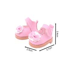 娃娃鞋系列 - 17厘米盲袋钥匙扣，带娃娃主题鞋，娃娃装扮玩具，公主鞋