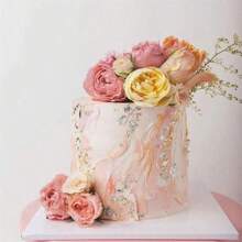 2G Gold Blattfolie für Kochen, Getränke, Lebensmittel, Desserts, Kuchen, Eis Dekoration