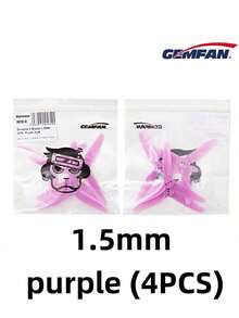 2Pairs/4pcs Gemfan 3016 Propeller 1.5m 2mm Hole 3 Inch 3-Blade CW CCW FPV Propeller Mini Props For 3inch FPV Racing Drone