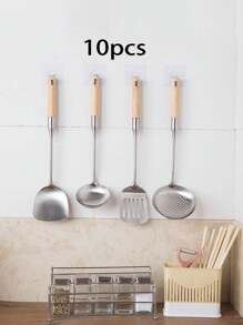 20pcs Seamless Adhesive Hooks, Transparent Glue Wall Hooks, Heavy Duty For Bathroom, Kitchen