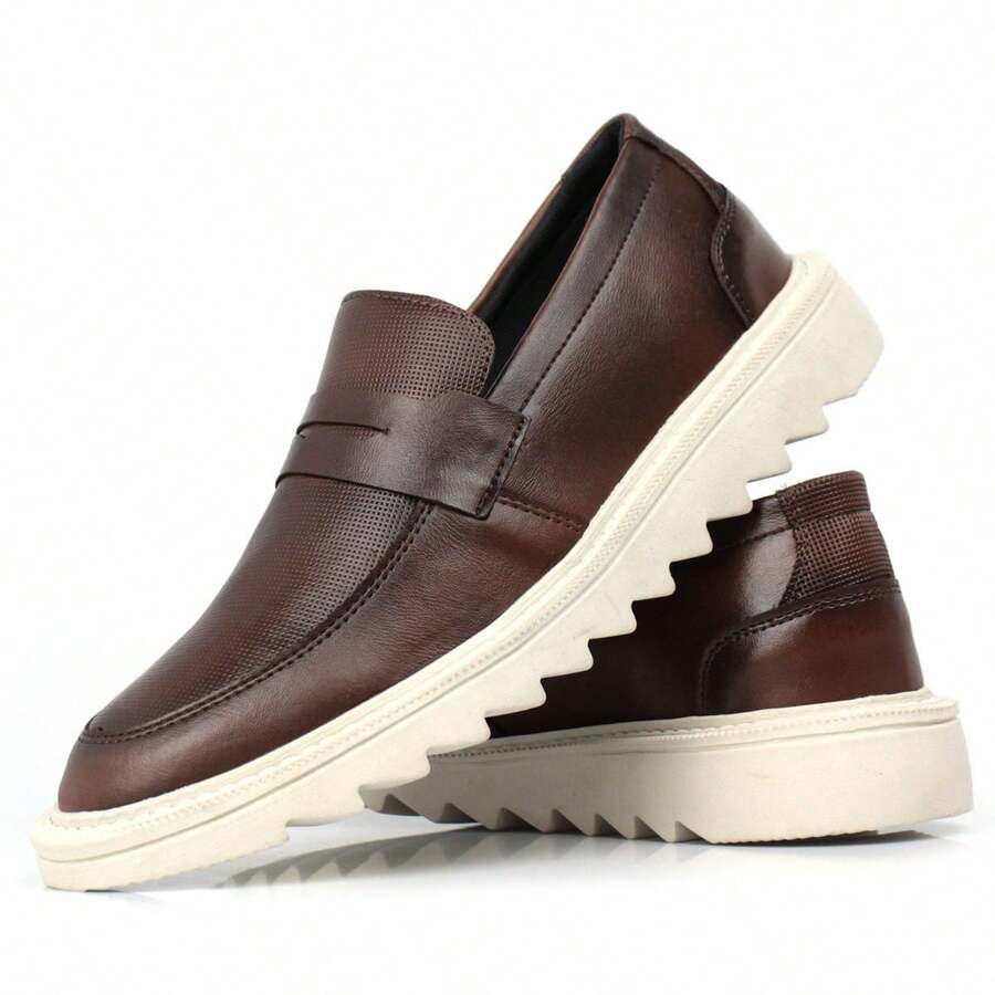 Kit 2 Pairs Of Men's Loafer Moccasins New Release - 鏽棕色 - 查看 1