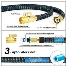 Heavy Duty Expandable Flexible Garden Hose Magic Water Pipe Spray Gun Nozzle - as pic - View 6