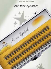 1 BOX (60 Clusters), 10D 8/9/10/11/12/13/14MM, Eyelash Extension Clusters, Single Cluster False Eyelashes Makeup Tool Cluster Lashes DIY Lash Clusters, Eyelash Clusters, Individual Eyelashes, Lashes, Fake Lashes