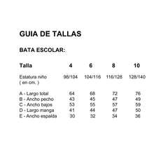 Diezx10 10xDIEZ Bata escolar con botones - Marino - Talla 6 - Marino 46 - Ver 5