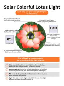 Lumières flottantes pour étang extérieur imperméables, lumières de fleurs de lotus solaires, lumières de jardin - associées à des lumières de feuille de lotus souhaitant pour une villa de cour, illuminées par énergie solaire pour créer une atmosphère onirique et poétique de paysage aquatique de cour