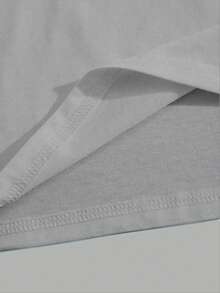 男士新款树影图案圆领休闲短袖T恤搭配休闲裤，适合旅行/度假/户外露营/运动