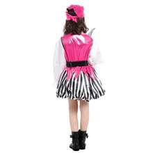 Vestido y ropa de pirata para niñas, disfraz de piratas del Caribe para niños, sin armas - Multicolor - Ver 5