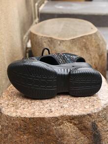 2025 Neue Sommer Mode Sport Keilsandalen für Frauen, Dicke Sohlen High Heels, Stylisch & Verschlankend - Schwarz - Übersicht 7