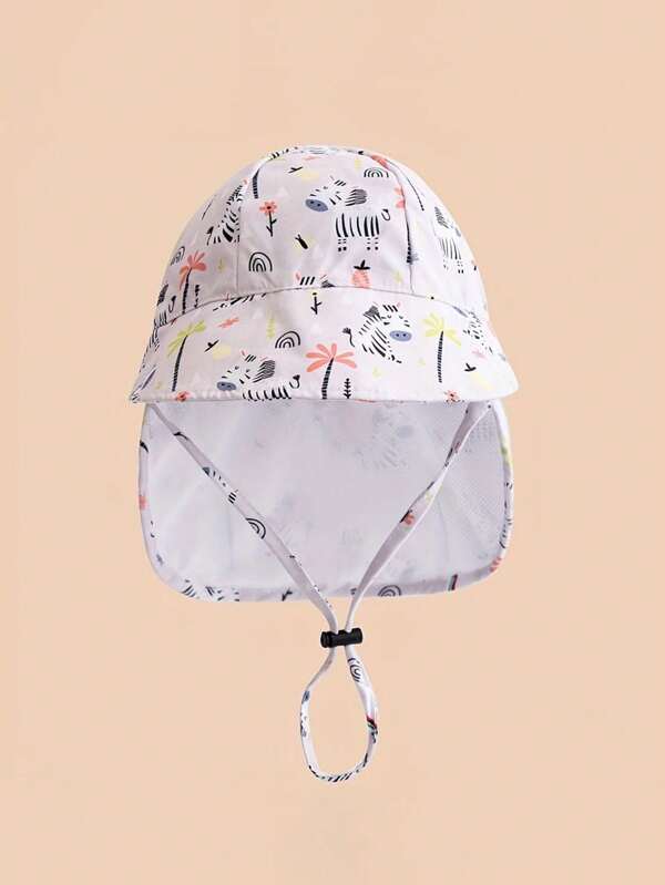 Youngsters's Animal Large Brim Sun Hat, Quick-Drying Sun Hat For Boys And Girls, Can Protect The Neck, Suitable For Daily Use In Outdoor Travel In Spring And Summer