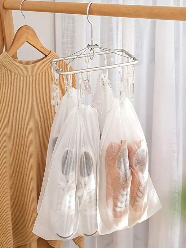 10/30/50 pezzi Copriscarpe monouso antipolvere, borse per asciugatura delle scarpe per uso domestico, borse per scarpe in tessuto non tessuto impermeabile, borse per sandali anti-ingiallimento, borse per conservazione scarpe da viaggio