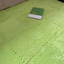 12pcs Thicker Non-Slip Bedroom & Living Room Interlocking Carpet Tiles, Soft & Waterproof Floor Mat Gifts Birthday Graduation