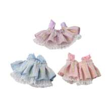 1 pieza Lindo vestido de punto para hámster, ropa suave para animales pequeños, vestido transpirable para fiesta, traje de fotografía al aire libre, accesorios de vestir para cobayas