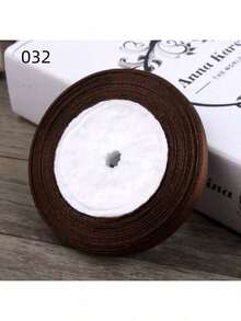 25 Yards 1cm Wide Silk Ribbon Braided Fine Tape For Gift Wrapping, Crafts, Cake Decoration - Multicolor - View 31