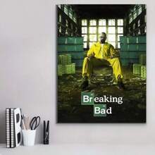 1pc Breaking Bad TV Series HD Poster And Print Character Canvas Painting Wall Art Vintage Living Room Home Decor Poster, Unframed