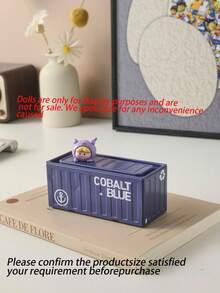 1pc Mini Metal Container Storage Box, Vintage Industrial Style Iron Tin Model Desktop Decor, Prop For Photoshoot, Desktop Office Supply Storage, Small Item Organizer, Great For Mother's Day, Father's Day, Thanksgiving, Christmas, New Year Gift - Multicolor - View 13