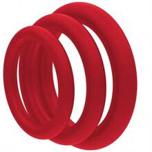 Penis Ring 3 Piecescircular Cock Ring Set With Multi-Color Options And Elastic 3-Size Design, Perfect For Couple's Passionate Date Nights To Enhance Intimate Experiences.