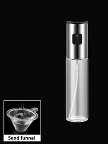 1 pièce Vaporisateur d'huile en verre, élégant diffuseur à brumisation fine pour grillage, salades, cuisson, rôtissage et barbecue, sans PVC, idéal pour les friteuses à air et l'utilisation en cuisine