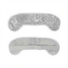 Hot/Cold Plush Gel Bead Eye Mask Migraine Wrap Ice Pack With Gel Bead & Soft Plush Backing Ice Wrap Gel Ice Packs Stay Cold Longer