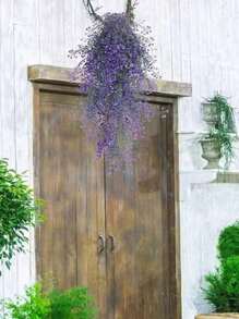 Piante finte di viti di eucalipto verde lussureggiante - piante appese in plastica realistiche, adatte per decorazioni interne ed esterne, ottima per la casa, la stanza, matrimoni e San Valentino, decorazione di piante da appartamento finte