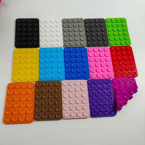 3 pezzi, Ventose in silicone per telefono cellulare a doppia faccia, 24 capsule modello rinforzato compatibile con , telefoni Android, regalo per compleanni, famiglia, amici, supporto per telefono, accessori per telefono