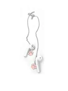 1pc Cute Cat Paw Anti-Lost Earphone Chain, Decorative Bluetooth Wireless Earphone Anti-Drop Chain, Universal Gift, Without Earphones