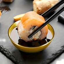 1/4/8/12 包 3.2 英寸不锈钢酱料碟迷你独立碟子碗圆形调味碟寿司蘸料碗开胃菜盘，金色，厨房，圣诞礼物，学校用品