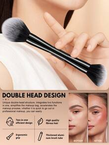 7/5/3 件套软毛化妆刷套装 - 散粉刷、腮红刷、轮廓刷、粉底刷、鼻刷、眼影刷、眉刷、唇刷、细节刷、化妆刷套装、化妆刷套装、化妆刷套装、全套化妆刷、化妆刷套装、全套化妆工具、化妆刷套装、化妆刷套装、化妆礼盒套装 - 黑色 - 查看 2