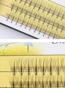 1 BOX (60 Clusters), 10D 8/9/10/11/12/13/14MM, Eyelash Extension Clusters, Single Cluster False Eyelashes Makeup Tool Cluster Lashes DIY Lash Clusters, Eyelash Clusters, Individual Eyelashes, Lashes, Fake Lashes