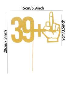 40pcs/Set 40th Birthday Party Decorations - Funny 40th Birthday Party Supplies - Multicolor - View 6