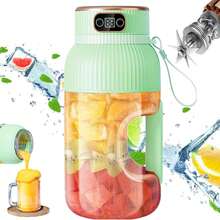 Upgrade To A 10-Blade Mini Portable Juicer, A Multi-Functional Juicer And Blender Suitable For Vegetables, Fruits And Milkshakes, A Rechargeable Juicer, A Portable Blender Suitable For Sports, Travel And Outdoor Use - Multicolor - View 2
