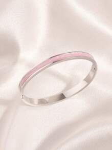 1 Stück Armband aus rostfreiem Stahl mit personalisiertem Design, perfekt als Geschenk für einen Freund zu den Feiertagen