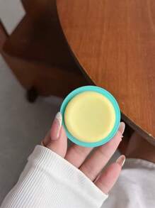 1pc New Solid Color Matte Circular Silicone MagSafe Magnetic Holder With Super Strong Adsorption, Suitable For Women Compatible With IPhone, Android Phone, Gift For Birthday, Family, Friends Push-Pull Phone Grip, Phone Holder, Phone Accessories