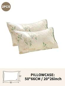 1pc/2pcs/4pcs Polyester Floral Pattern Pillow Cover Set (Pillow Inner Not Included), Soft & Comfortable, Suitable For All Seasons - Multicolor - View 34