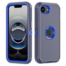 Designed For IPhone 16E Case,Shockproof,DustProof,Heavy Duty 3 In 1 Phone Case,360°Rotating Stand,Compatible Detachable Back Clip,Double Protection,Tough Durable,2025 Durable Drop Protection Cell Phone Cove - Màu xanh lam - Xem 2
