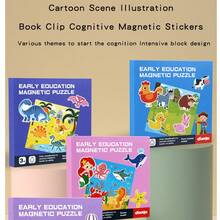 Libro de actividades Montessori, libro tranquilo, juguetes educativos tempranos para niños, juego de hacer coincidir, juguete Montessori para niños - Libro de rompecabezas magnético jm - Ver 3