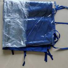 1pc Transparent Cold-Proof Sun Shield Canopy, Outdoor Four-Leg Umbrella Fence Tent Product Only Contains Tent Surrounding Fabric