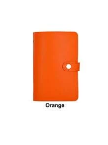Libro de almacenamiento de billetes hecho de material de PU, de capacidad extra grande, puede contener 100 billetes, cierre a presión, con fotografías de billetes, sellos, libro de almacenamiento de tarjetas bancarias, cuaderno de almacenamiento de efectivo de ultra gran capacidad que viene con 50 unidades interiores, para efectivo, cheques y tarjetas de crédito - Multicolor - Ver 20