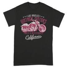 Camiseta con diseño retro de motocicleta vintage, gráfico de repuestos y accesorios de California, camiseta de motociclista como regalo - Negro - Ver 1